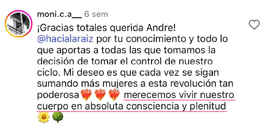 Testimonio de una alumna de Hacia la Raíz